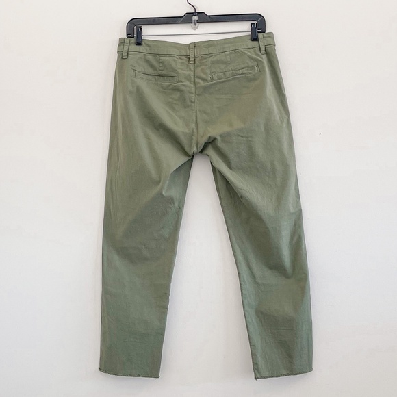 Frank & Eileen Wicklow Italian Performance Twill Chino Pants Green 6 - Picture 6 of 8